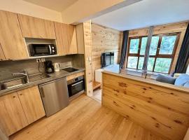 Studio front de neige pelevos, hotel in Isola