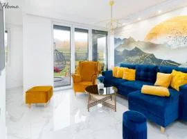 Wonder Home - Domek Sielsko Czarodziejsko blisko Karpacza, z kominkiem, z widokiem na góry i tarasem