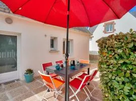 1er étage, jardin partagé pour 4 à 300m de la plage