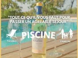 Maison Moderne avec Piscine au Cœur des Vignes