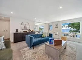 Charming Lakefront Cottage with Sauna, Fire Table & Sunset Views