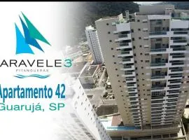 Apto com churrasqueira a 1 min da Praia