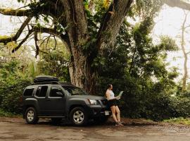 Budget Hack Maui SUV camping, luxusní kemp v destinaci Kahului