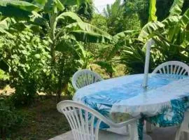 Pied-à-terre avec grand jardin, au Calme, 10min des plages, Parking gratuit