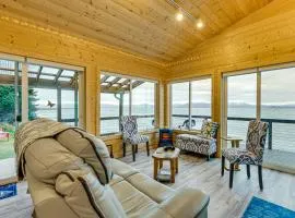 Deck and Panoramic Views Bayfront House in Homer!
