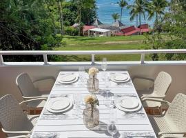 Anse à la Barque - Magnifique T3 avec accès Plage - Vue Mer, khách sạn spa ở Sainte-Anne