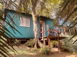 Container com Deck e Vista I Climatizado e Aconchegante em Curitiba na Natureza