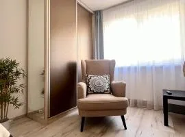 Ben's cosey studio in Bucharest
