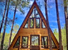 Caba&ntilde;a nueva en el bosque y cerca al r&iacute;o Starlink, chalet de monta&ntilde;a en San Mateo R&iacute;o Hondo