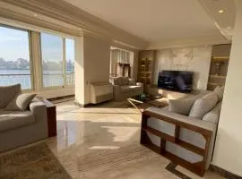 luxury apartment firist row nile view maadi cairo-4