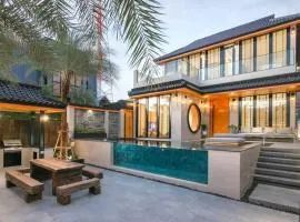 The Cozy Pool Villa - 4BR&BBQ, 5 Min Walk to the Beach