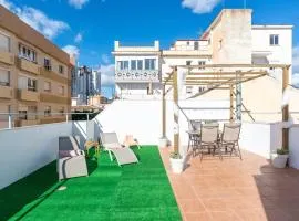 Ático soleado en el centro de Málaga