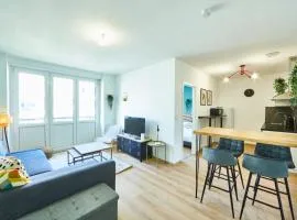BE-3D - Appartement F3 pour 1-4 pers au 3ème étage au centre de Mulhouse