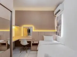 Cozy and Minimalist Studio (No Kitchen) at Aeropolis Apartment By Travelio