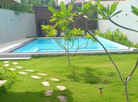 Ocean View tourist guest house at Negombo beach near the airport