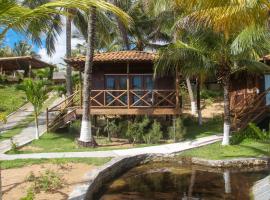 Pousada Palm Beach Praia de Caetanos Chalé Família, hotel v destinaci Amontada