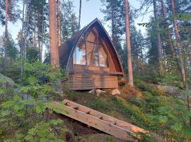 Lumous Forest Hut, Luontovire, hotel di Hankasalmi