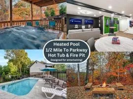 Entertainment - Outdoor Pool - 1 Mile To Parkway!