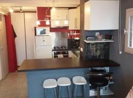 Duplex Huez 38m2 4 personnes - WiFi - à 50 m des pistes