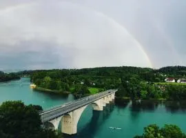 Beautiful view on the river Aare