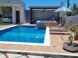 Casa maravilhosa no melhor local de Jacuipe, no encontro do rio com o mar