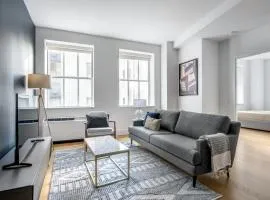 FiDi 1BR w Gym Lounge Complete Gym NYC-500