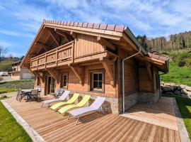 Chalet au cœur des Vosges avec sauna, terrasse et connexion WIFI - FR-1-589-692, hotel in Cornimont