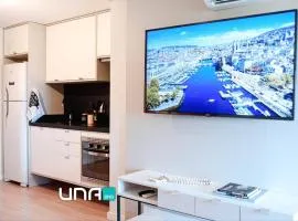 Studio maravilhoso no Parque Una com garagem