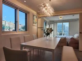 Gyedong byeolchae, Bukchon hanok village & Namsan tower city view Warm morning sunshine Tranquil Rest