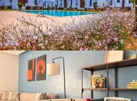 Golf View, Pool,2 min Walk to beach, Nakta Taghazout