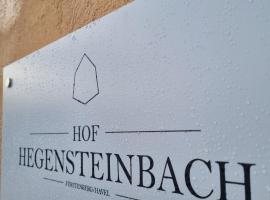 Hof Hegensteinbach Fürstenberg an der Havel, hotel v destinaci Fürstenberg-Havel