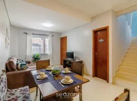 Sobrado 2Q c/ churrasq. 600m orla MCA0609