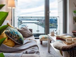 Stunning Mersey View Flat W Parking In Liverpool、リバプールのホテル