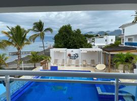 Sun on the bay beach hotel, hotell i Palmar de Ocoa