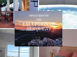 Wonder Atic, with private terraces, jacuzzi and stunning views、コンペタのホテル