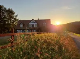 Fachwerkhaus mitten in der Natur