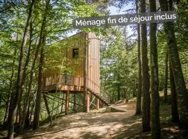 Cabane insolite dans les cevennes - les sous-bois de la bastide