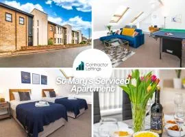 Stylish 2 Bedroom Apartment By Your Lettings Short Lets & Serviced Accommodation Peterborough With Free WiFi,Parking And More