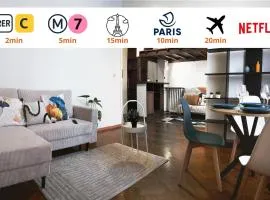 Appartement cosy à 10 min de Paris