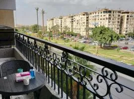 Entire 3BDR apartment at prime location with wifi and garden view near CAI airport