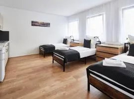 Lemon Suites 1,Apartment im Künstlerviertel - Nähe Innenstadt und UBahn, 2 Zimmer, 3 Einzelbetten und ein Doppelbett