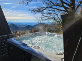 3 Chalets avec vue imprenable et SPA