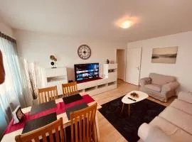 3-Room Apartment for Business Travelers or Familie, Free WiFi & TV with 100 Countries, DAZN, Sky, Netflix & Disney