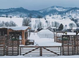 Glamping Spiritul Zimbrului, hotel in Vama Buzăului