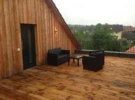 Ferienhof Dipperz Wohnung mit großer Dach-Terrasse