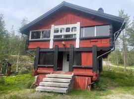 Wood stove | Cross-country & Snowmobile trails, hotel i Lofsdalen