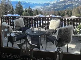 Résidence Robin des Bois, Crans-Montana, luxueux appartement avec vue imprenable