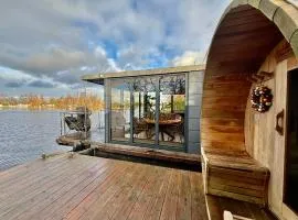 NEW - Little Asia - Stunning Boathouse on a lake Near Amsterdam with Sauna