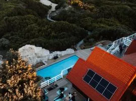 Seafront Beach House with Pool & Beach Access