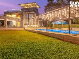 StayVista's Greystone Estate with Pool, Terrace, and Snooker Table